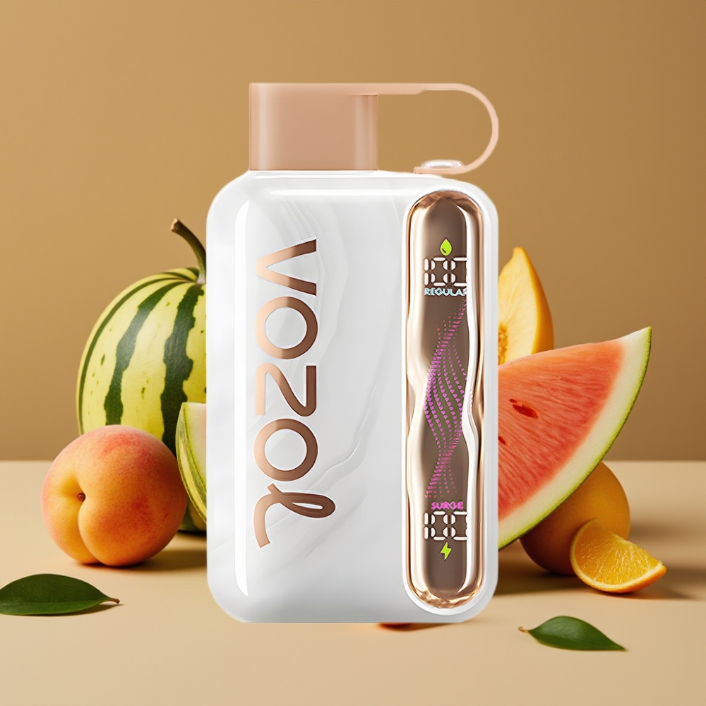 VOZOL STAR 40000 Disposable Vape - Morango Melancia Pêssego, 1000mAh, Tipo-C