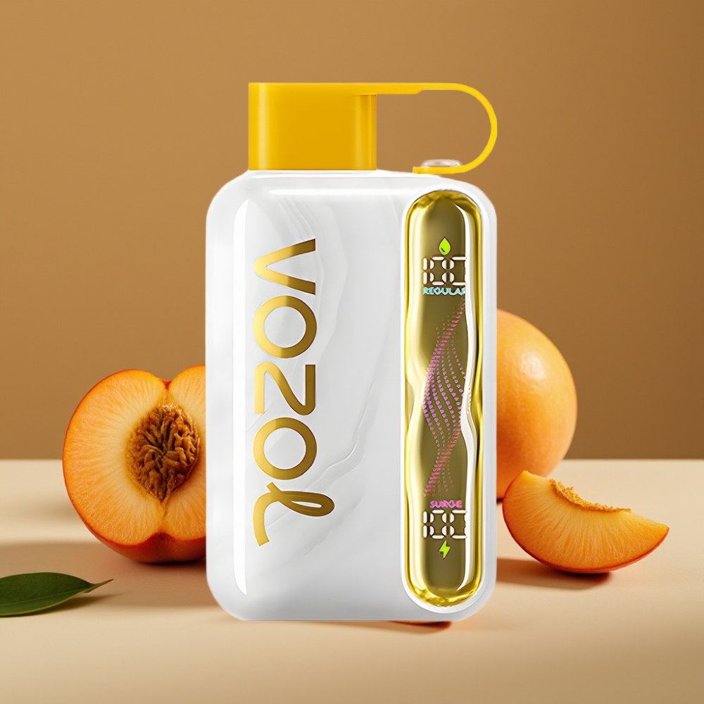 VOZOL STAR 40000 Puffs Vape Descartável Manga Pêssego - 1000mAh, Tipo-C