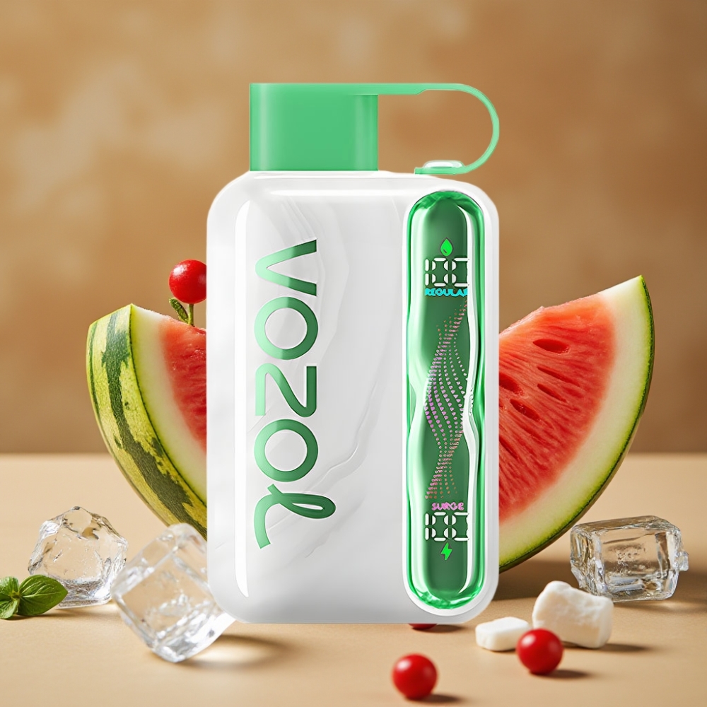 VOZOL STAR 40000 Puffs Vape Descartável Melancia Ice – 1000mAh, Tipo-C, 20/50mg/ml