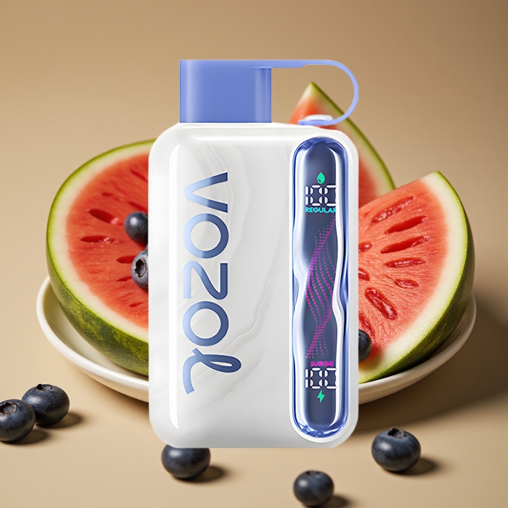 VOZOL STAR 40000 Puffs Vape Descartável Mirtilo Melancia – 1000mAh, Tipo-C, 20/50mg/ml