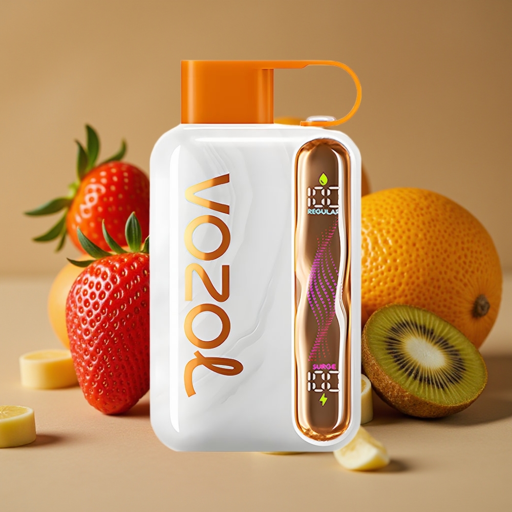 VOZOL STAR 40000 Puffs Vape Descartável Morango Kiwi - 1000mAh, Tipo-C, 20/50mg/ml