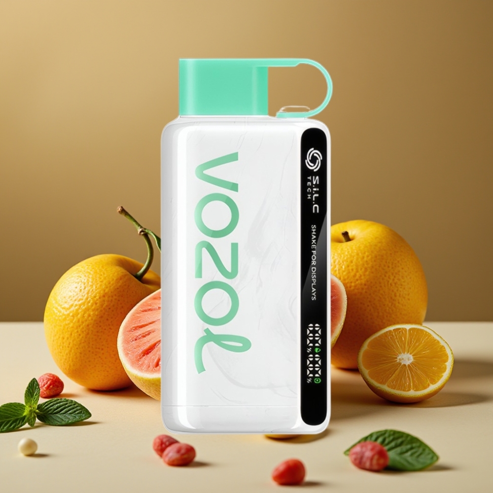 VOZOL STAR 9000/12000 Recarregável Rápido com TECH S.i.L.C e Mentolado Refrescante
