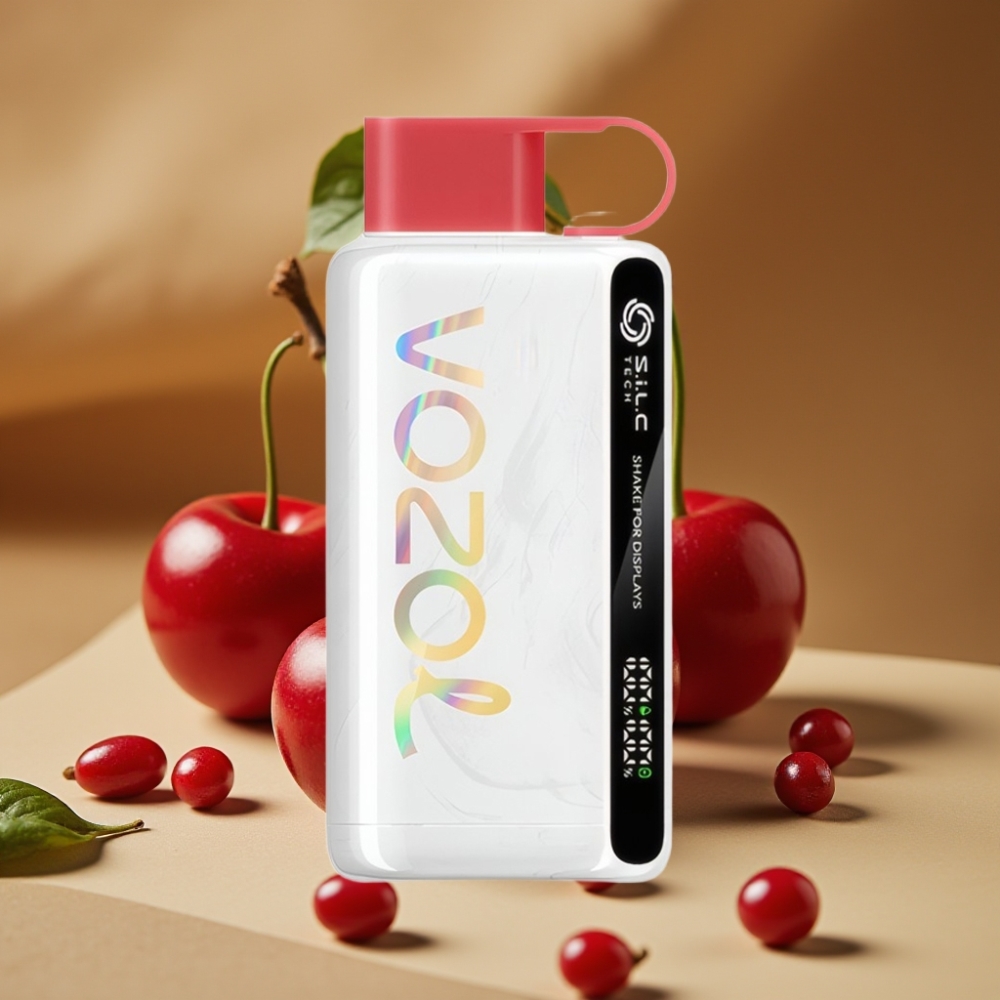 VOZOL STAR 9000/12000 Vape Descartável Cherry Cola com Recarga Rápida 30%, S.i.L.C TECH e Bateria 650mAh
