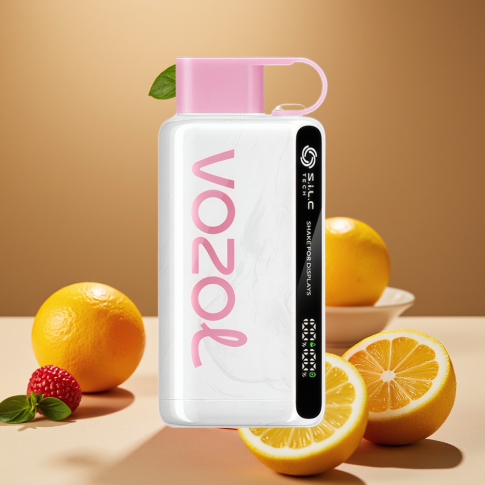 VOZOL STAR 9000/12000 Vape Descartável Limonada Rosa com Carga Rápida 30% e Reciclagem