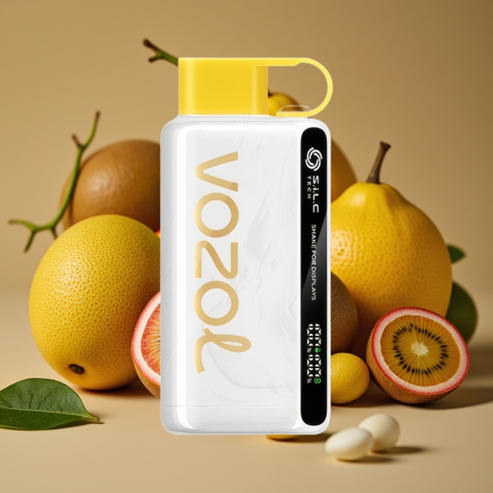 VOZOL STAR 9000/12000 Vape Descartável com Recarga Rápida 30%, S.i.L.C TECH, Sabor Kiwi Maracujá Goiaba