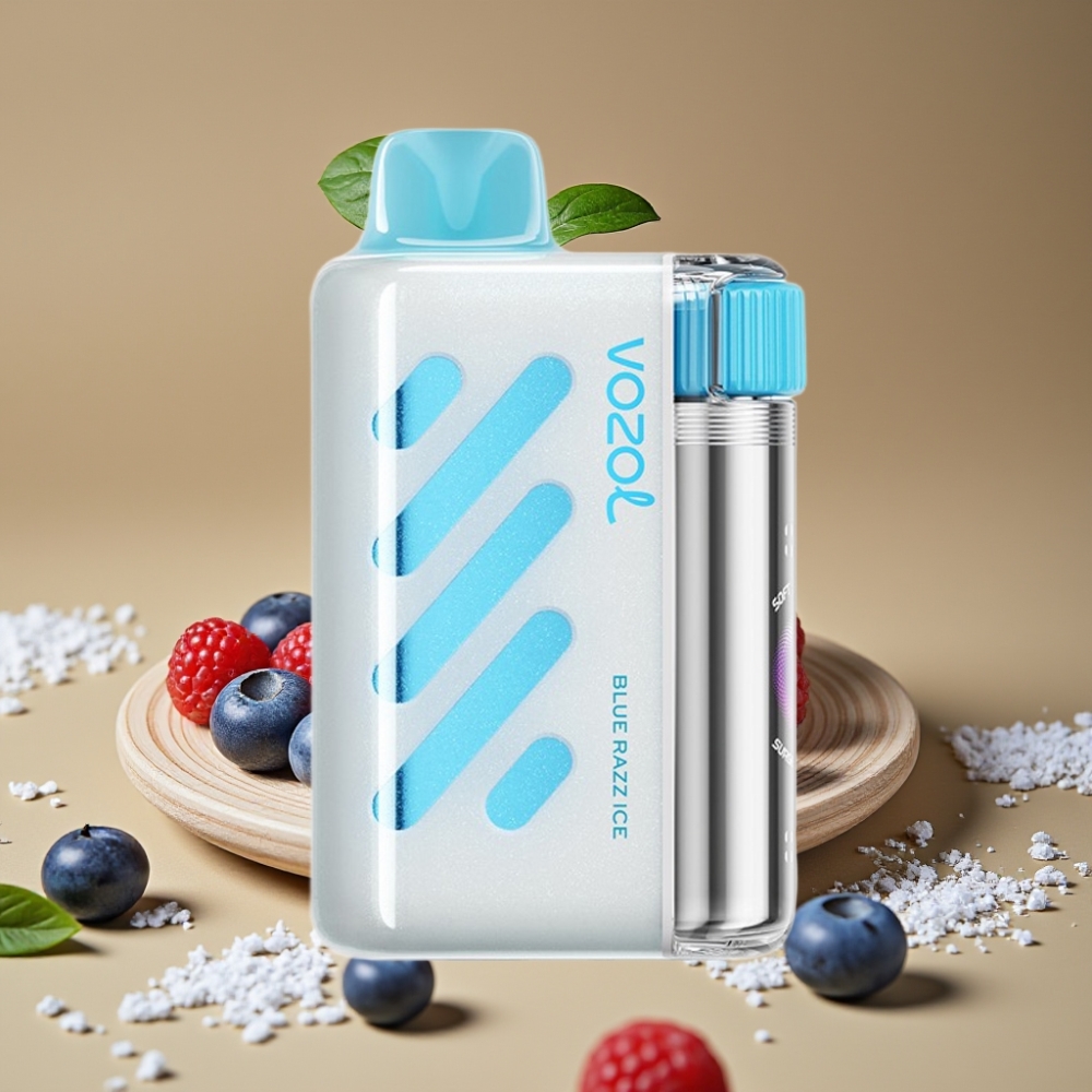 VOZOL VISTA 40000 Puffs Recarregável com Tela e Sabor Groselha Azul Gelo